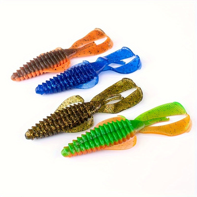 Spiral Soft Bait 8.0cm 4.5g Slow Sinking Lure Perch Bass Fishing