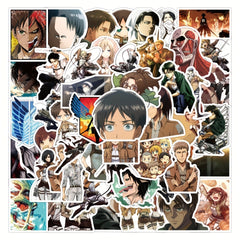 50pcs Anime Cartoon Stickers for Water Bottles Laptop Schoolbag Journal