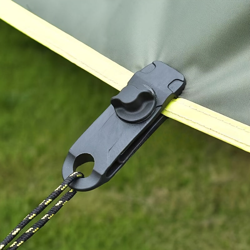4pcs Windproof Rope Clips Tarpaulin Durable Clip Awning Tent Buckle