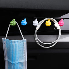 10pcs Non Marking Rubber Thumb Hooks for Automotive, Kitchen, Bath