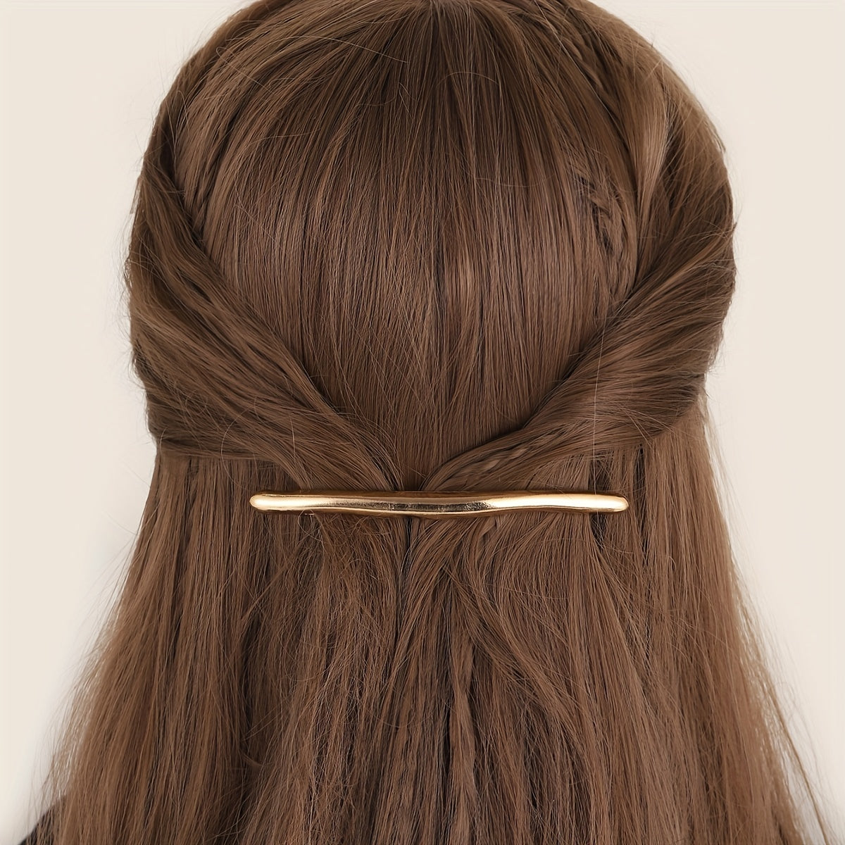 Sleek Metal Hair Clip Solid Duck Billed Clip Hair Accessories