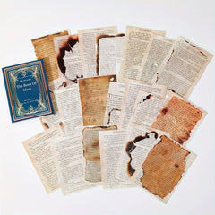 Retro Hand Account Collage Base Paper 60 Pc