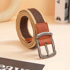 Canvas Belt with Alloy Pin Buckle for Military Training