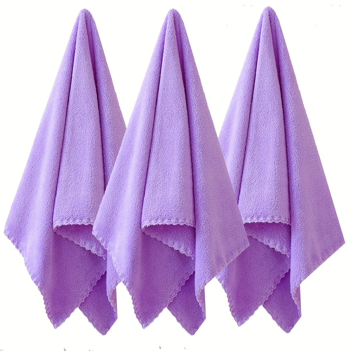 6pcs Colorful Hand Towels Set Microfiber Coral Velvet Face Towels