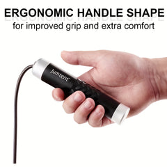 Steel Wire Jump Rope for Indoor Outdoor Fitness Training