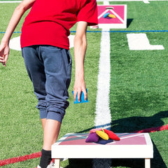 Outdoor Family Bean Bag Toss Game Set - Small Bean Bags for Kids