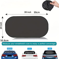 Car Sun Shade Universal Mesh Rear Window Visor Magnet Adsorption Kids