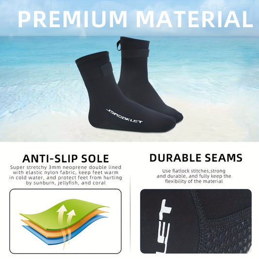 3MM Neoprene Diving Socks Non Slip Anti-Scratch Anti-Jellyfish Warm Socks