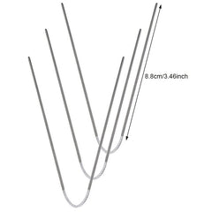 3pcs Flexible Stainless Steel Circular Knitting Needles