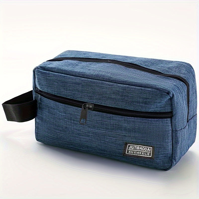 Nylon Toiletry Bag Travel Organizer Lightweight Zipper Closure