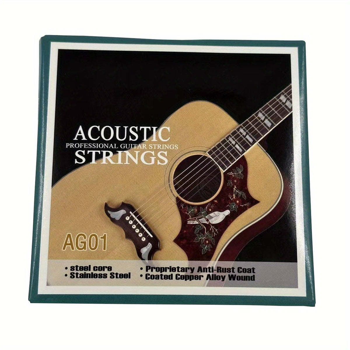 010 Acoustic Guitar Strings Stainless Steel Coated Copper Alloy Wound