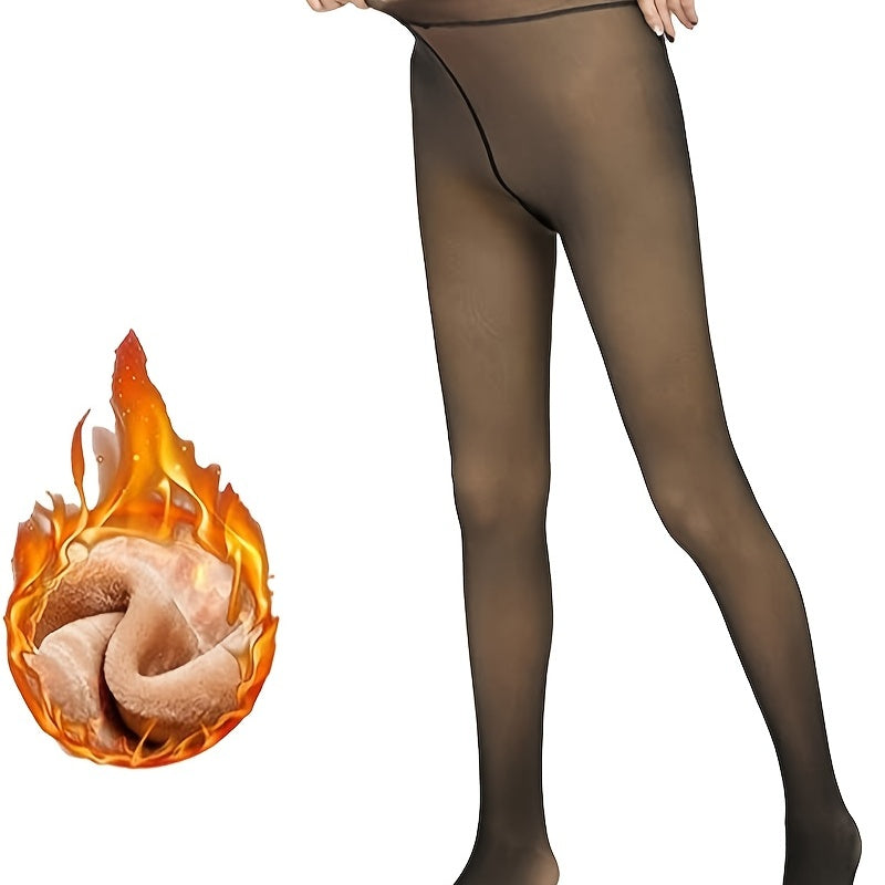 300G Thermal Lined Winter Leggings For Women