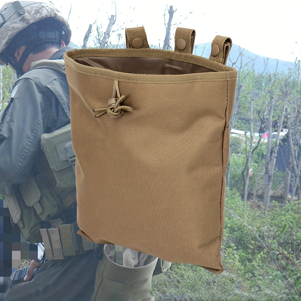 Tactical Folding Dump Pouch Utility Tool Bag Military Molle Drawstring