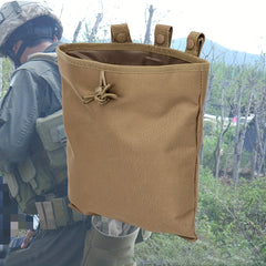 Tactical Folding Dump Pouch Utility Tool Bag Military Molle Drawstring