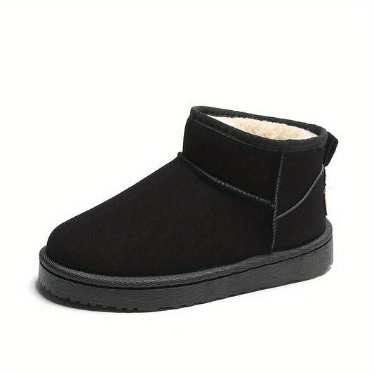 Women's Winter Short Boots Faux Fur Lined Snow Shoes