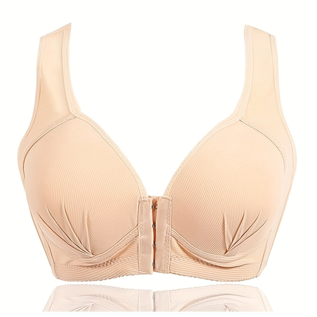 Front Buckle Wireless Bra Comfy Push Up Bra