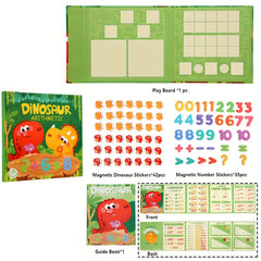 Magnetic Dinosaur Arithmetic Learning Set for Preschool Education