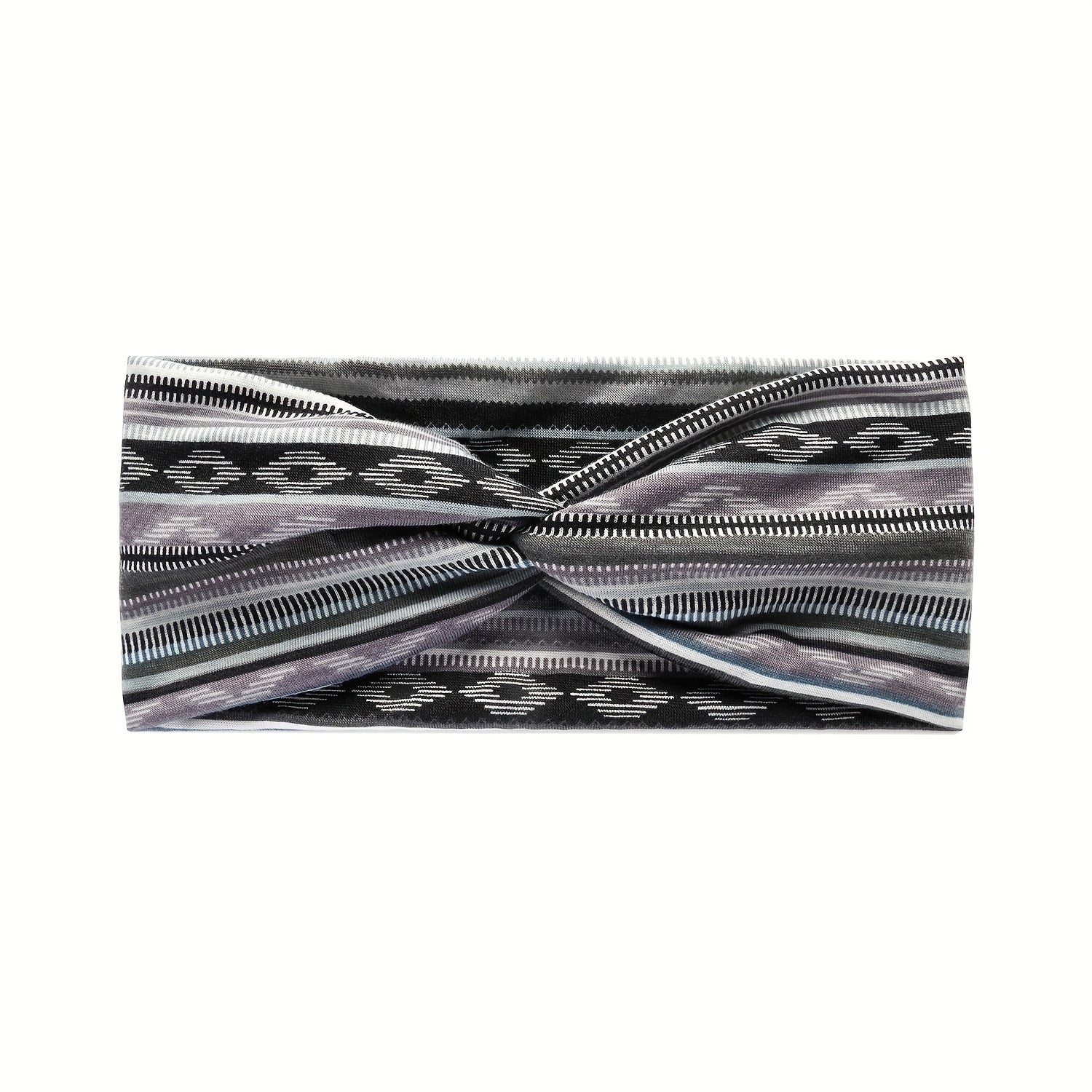 Colorful Striped Yoga Sports Headband Women's Hair Accessories