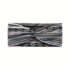 Colorful Striped Yoga Sports Headband Women's Hair Accessories