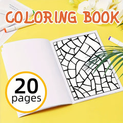 Creative Escape Mosaic Coloring Book - 20 Beautiful Sheets A4 Size