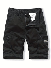 Men's Cotton Cargo Shorts with Flap Pockets