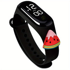 Cartoon Animal Silicone LED Watch Waterproof Decorative Gift For Girls