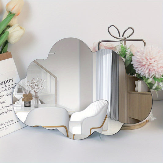 Cloud Plastic Mirror Wall Sticker for Kids Rooms