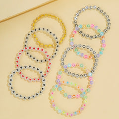9pcs Girls Luminous Beads Bracelet Set Kids Accessories