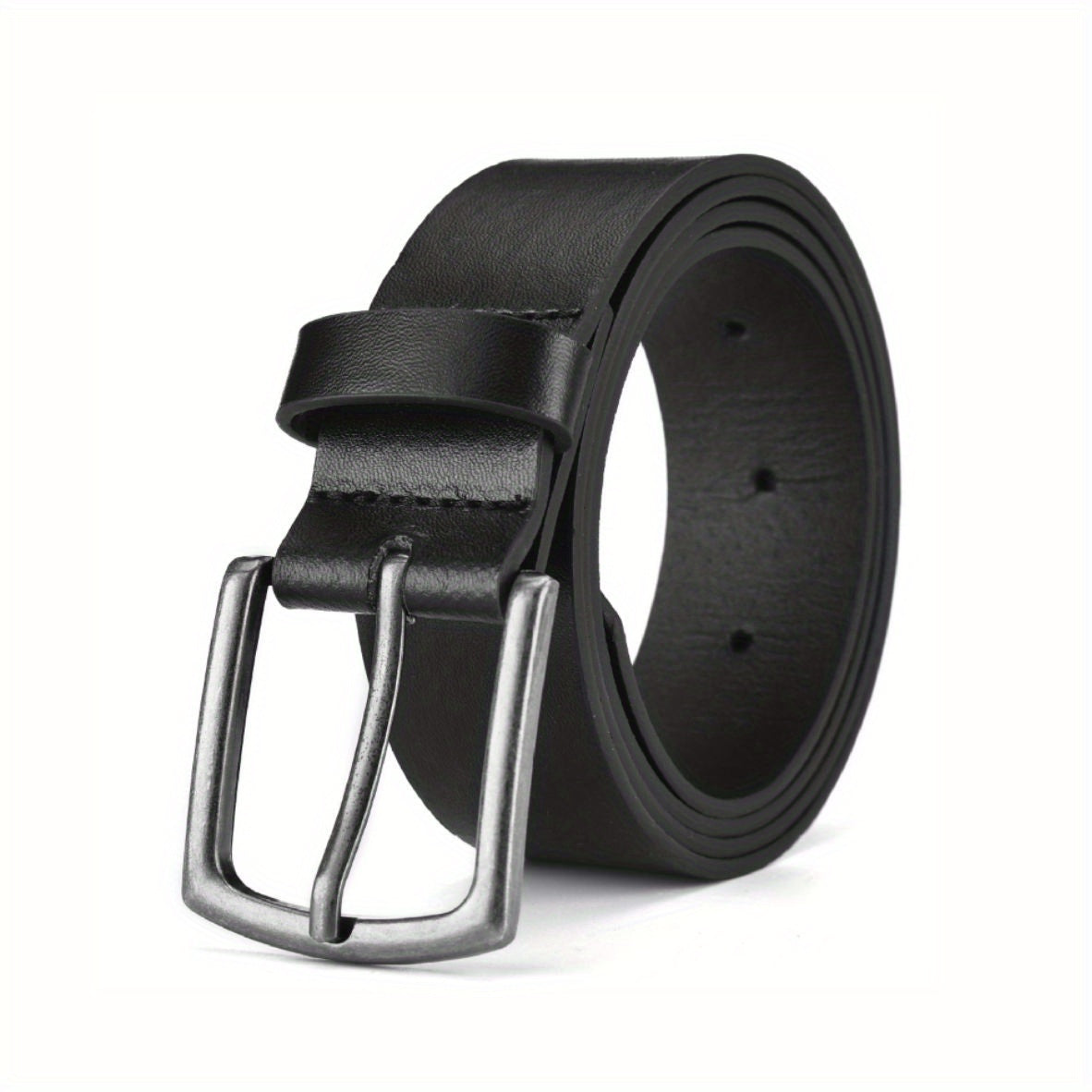 PU Needle Alloy Belt Casual Cowboy Belt Jeans Belt For Men