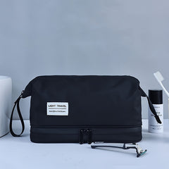 Large Capacity Travel Toiletry Bag with Multiple Compartments