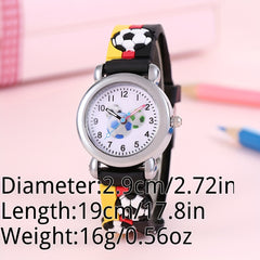 Colorful Cartoon Football Child's Electronic Watch