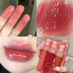 6 Colors Sparkling Lip Glaze Long Lasting Fuller Lip Tint Mirror Dewy Finish