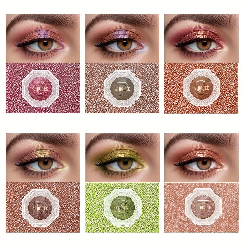 Monochromatic Eyeshadow Palette 20 Colors High Pigmented 3 Textures