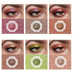 Monochromatic Eyeshadow Palette 20 Colors High Pigmented 3 Textures