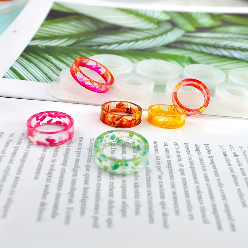 7 Sizes Ring Silicone Mold DIY Circle Epoxy Resin Mold Jewelry Casting Mold