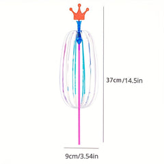2 Pack Fun Magic Sticks for Kids Twister Music Ribbons Bubble Flowers