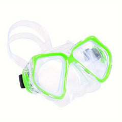 Adult Waterproof Diving Goggles w/ PC Tempered Glass Lenses