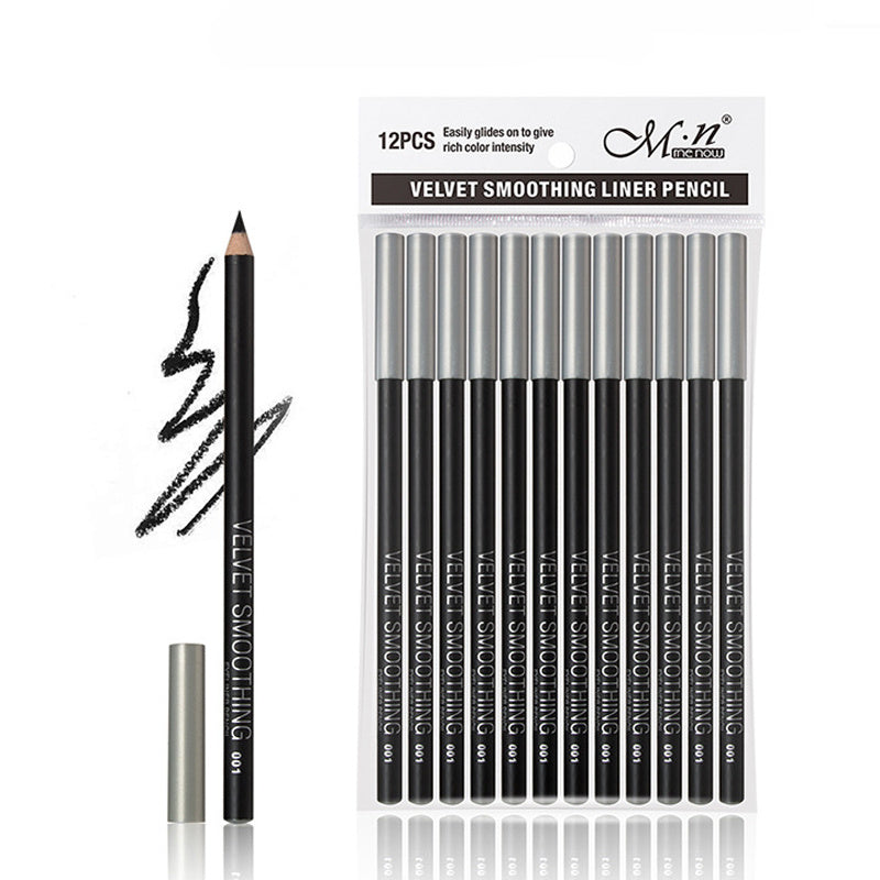 12 Pack Long Lasting Velvet Eyeliner Pen Set