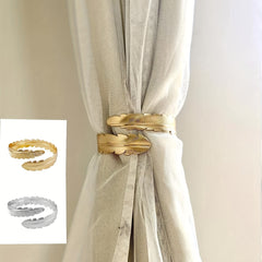 Adjustable Metal Feather Curtain Buckle for Home Decor