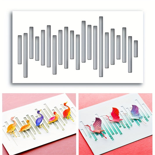 Rectangular Stripe Frame Metal Cutting Dies for DIY Scrapbooking