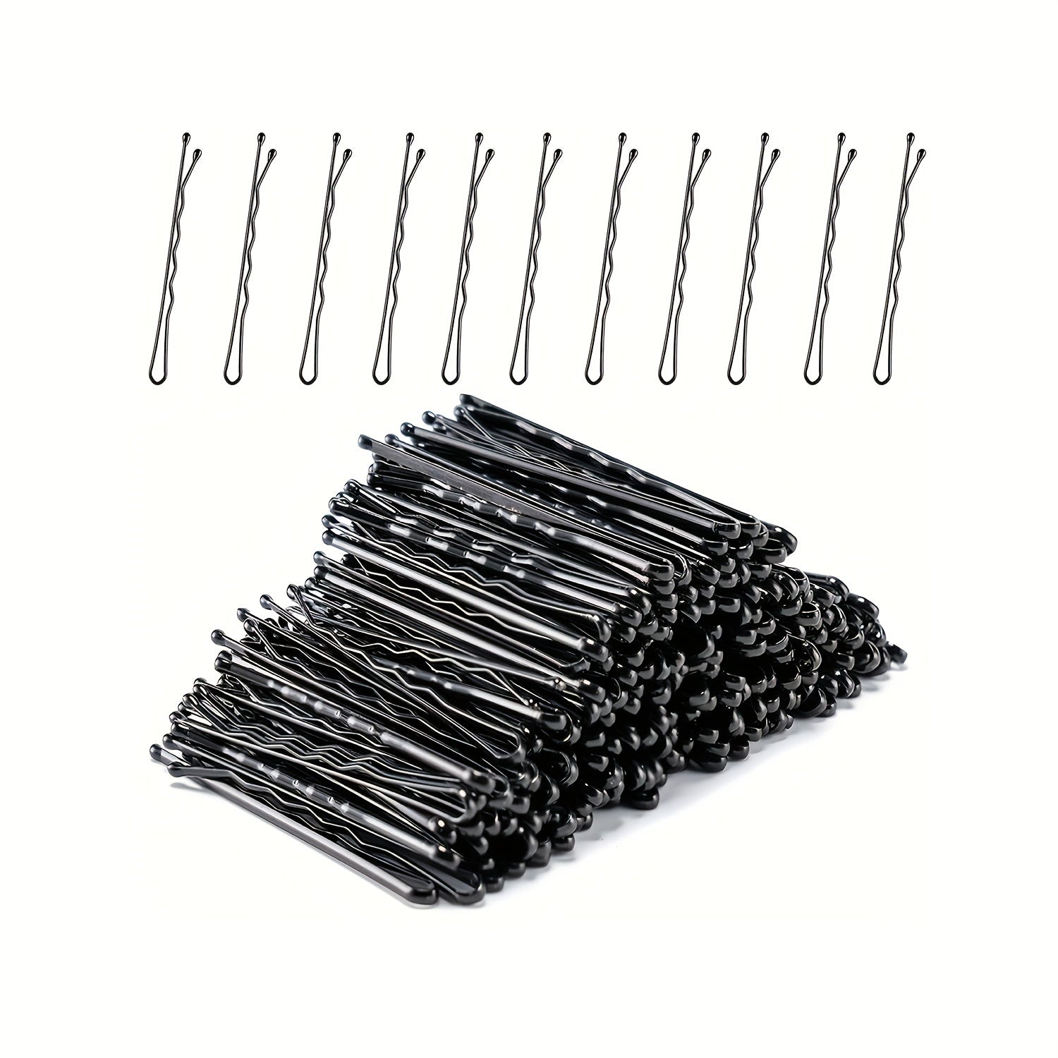 20pcs Metal Bobby Hair Pins in Storage Container