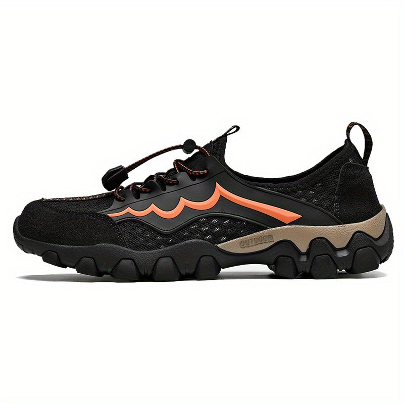 Men's Lightweight Hiking Shoes Breathable Mesh Non Slip Buckle