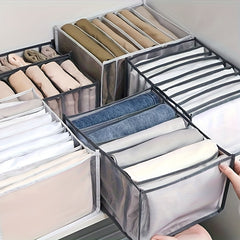 Mesh Jeans Divider Storage Box Closet Organizer