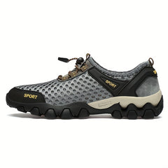 Men's Mesh Hiking Sneakers Non Slip Outdoor Shoes