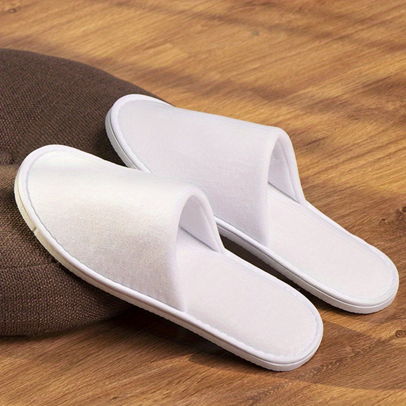 Men's Round Toe Slip On Non slip Bedroom Slippers Home Shoes