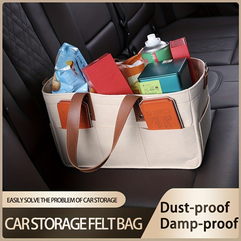Multifunctional Trunk Storage Bag Hanging Basket Portable Car Organizer