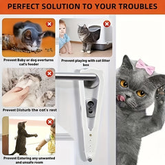 Adjustable Cat Door Holder Latch Cat Door Bracket Stopper