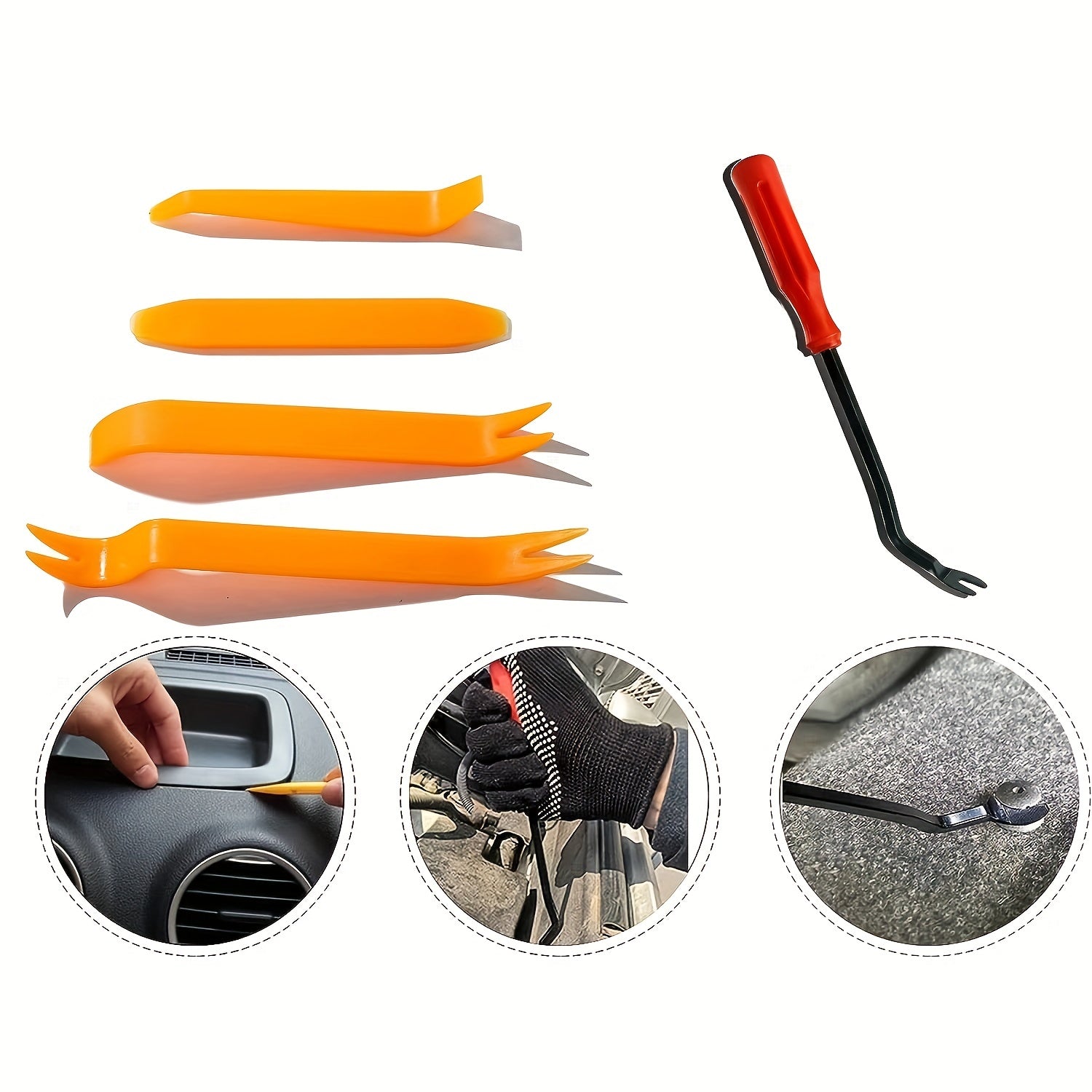 925pcs Car Bumper Retainer Clips Plastic Rivets Fasteners