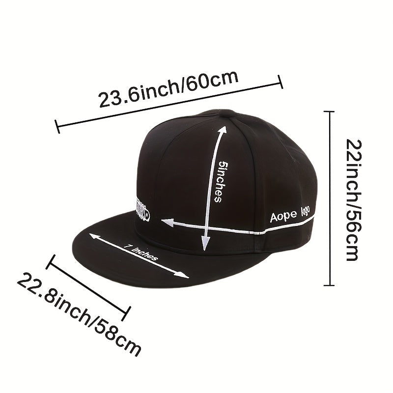 Fashionable Baseball Cap Flat Hip hop Hat For Couple Men And Women