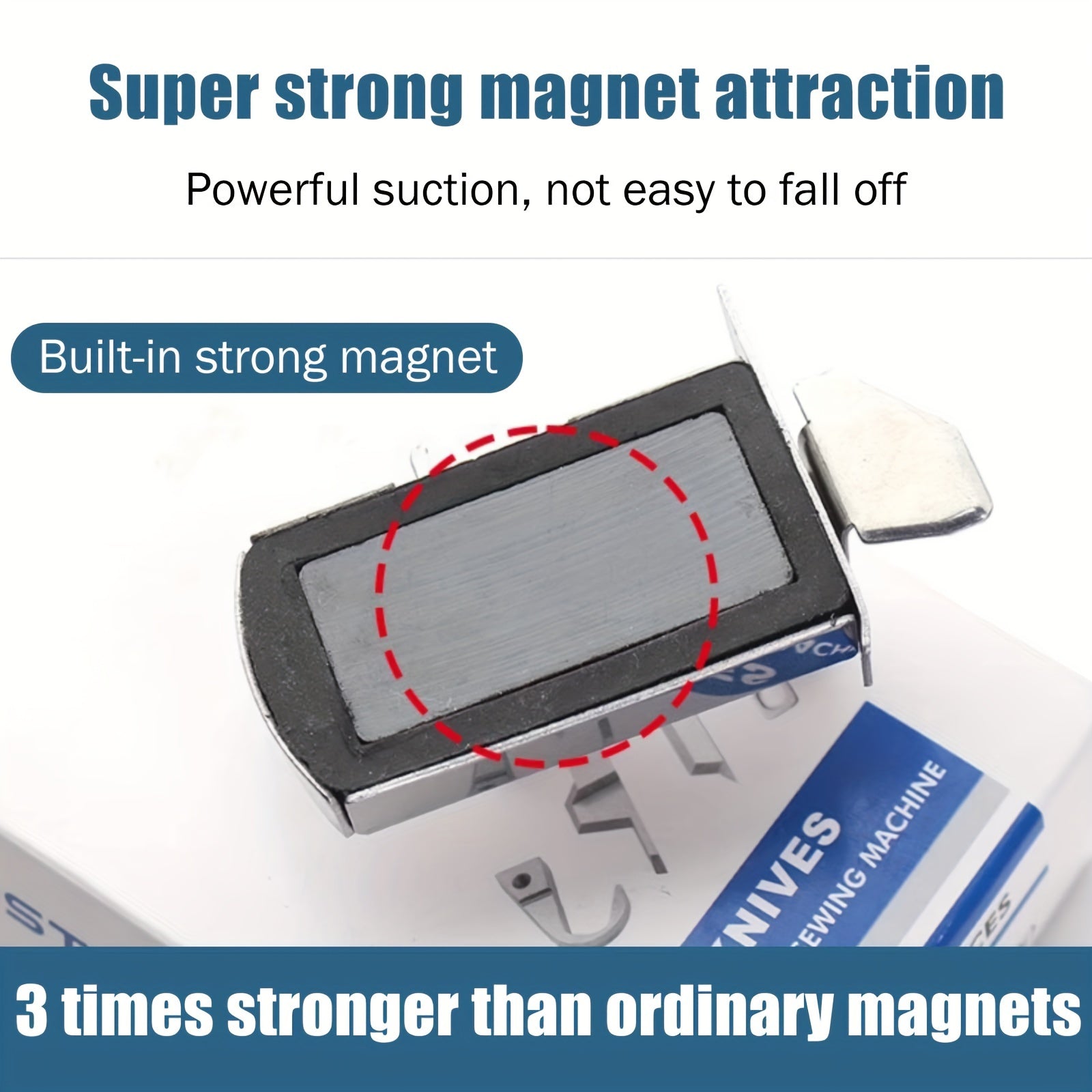 Magnetic Seam Guide Sewing Machine Presser Foot Hemmer